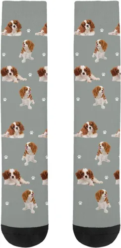 Miniatura 2 de Calcetines divertidos para perros, calcetines deportivos de invierno personalizados para mascotas para hombres y mujeres