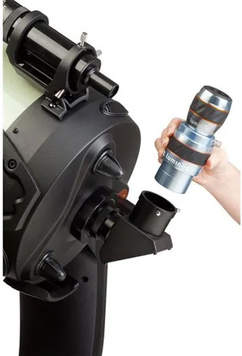 Miniatura 3 de Celestron 93436 Lente Barlow luminosa 2.5X de 2 pulgadas, color plateado