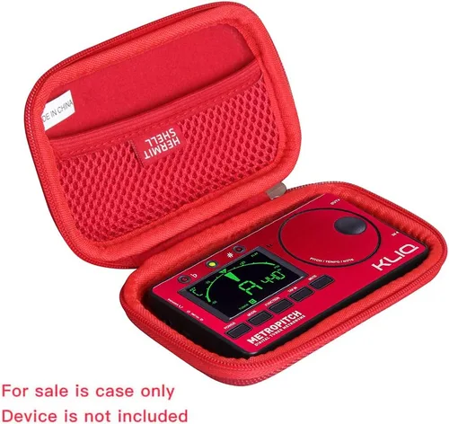 Miniatura 2 de Hermitshell Estuche rígido de viaje para KLIQ MetroPitch - Metrónomo Tuner (rojo)
