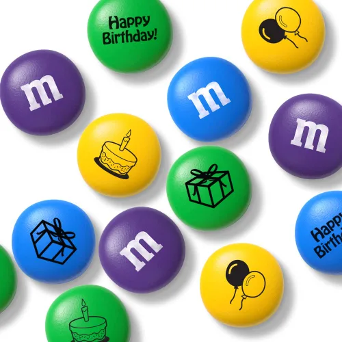 Miniatura 2 de M&M'S WORLD Caja de regalo de feliz cumpleaños de chocolate con leche