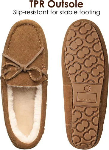 Miniatura 2 de Pantuflas Dream Pairs planos, de piel sintética, para mujer