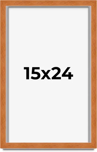 Miniatura 144 de Marco de 3 x 3 pulgadas, marco de madera maciza de nuez miel tradicional marrón Ancho de moldeo de 0.875 pulgadas Profundidad de conejo de 0.875