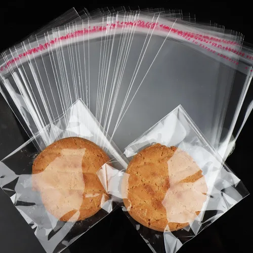 200 bolsas de galletas, bolsas de celofán autosellantes de 4 x 6 pulgadas, bolsas resellables para galletas y bolsa de recuerdos de fiesta. 4x6 200