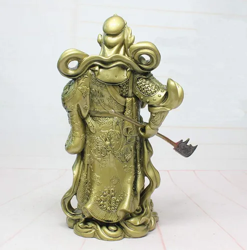 Miniatura 3 de Feng Shui Dinero Lucky Fortune Wealth Chinese Guan Gong/Guan Yu/Kwan Kong/Kuan Kong Decoración de oficina en casa Adornos de mesa Buena suerte