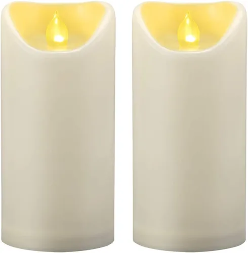 Miniatura 9 de 12 velas votivas LED parpadeantes sin llama a granel que funcionan con pilas/eléctricas, luces LED parpadeantes para té, velas falsas a granel