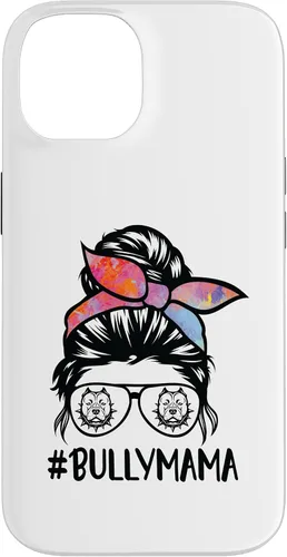 Miniatura 4 de American Bully Mom Messy Bun Hair Glasses, Bully Mama Case for iPhone 16