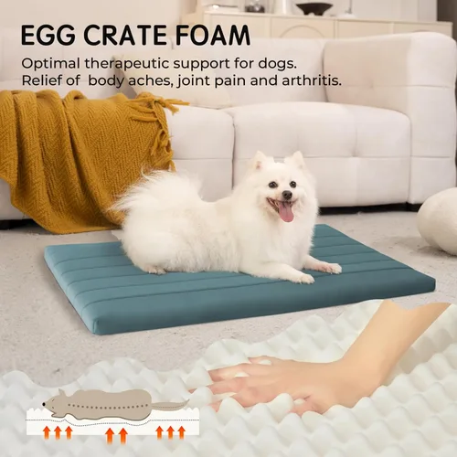 Miniatura 2 de BALANCE Cama para Jaula de Perro, Colchoneta Ortopédica para Perro con Forro Impermeable, Alfombrilla de Espuma Lavable para Jaula para Mascotas