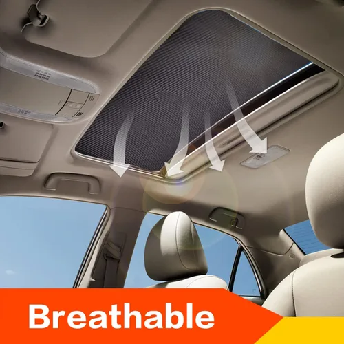 Miniatura 2 de Parasol magnético de malla para techo de coche, red magnética de protección solar, cubierta de techo de coche, pantalla magnética de techo con malla