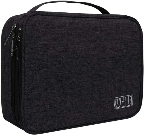 Organizador de electrónica, Jelly Comb accesorios electrónicos organizador de cables bolsa impermeable de almacenamiento de cables de viaje para