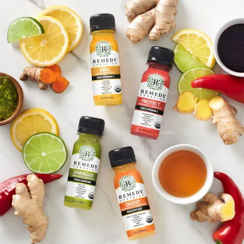 Miniatura 5 de Remedy Organics Immunity Plus Shot, Digest paquete de 12 Aumenta la energía, la función cerebral, la desintoxicación y el metabolismo
