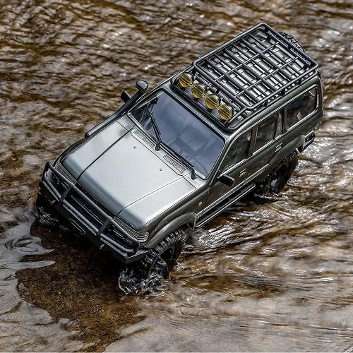 Miniatura 7 de Fms FCX18S 1/18 Land Cruiser LC80 S RC Rock Crawler Scale Katana Toyota RC Car 2.4Ghz 4WD Off-Road Impermeable RC Truck Vehículo RTR All Terrains