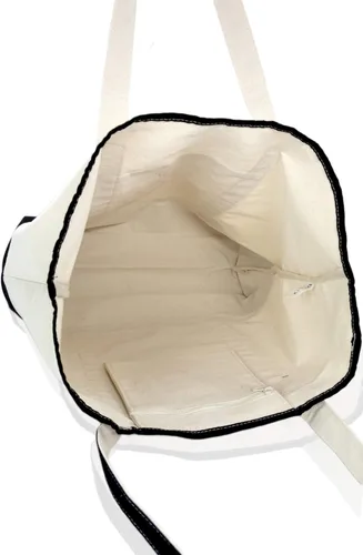 Miniatura 5 de Bolsa de mano de lujo con parte superior abierta de 22 pulgadas con bolsillo exterior Negro