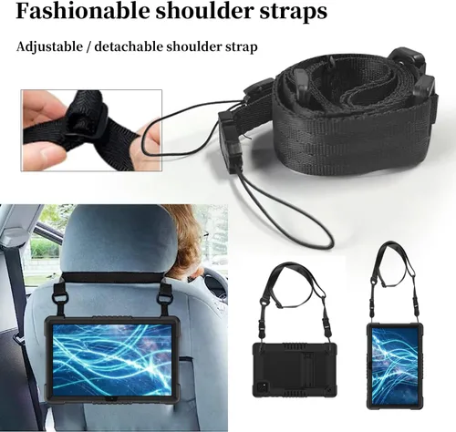 Miniatura 5 de Funda para T-Mobile Revvl Tab 5G, para Revvl Tab 5G, funda resistente a prueba de golpes con correa de pie para T-Mobile Revvl Tab 5G 2023 lanzado