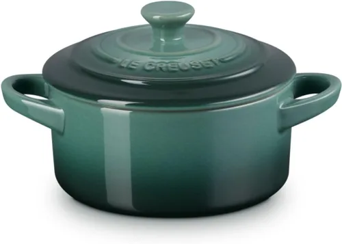 Miniatura 2 de Le Creuset Mini Cocotte redonda de gres, 237 ml, alcachofa Artichaut