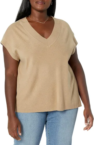 Miniatura 5 de The Drop Chaleco tipo suéter Zhen con cuello en V para mujer