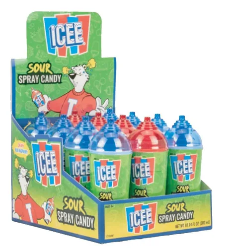 Miniatura 2 de Koko's Icee - Caramelo en aerosol agrio de 0.85 onzas - Caja de 12