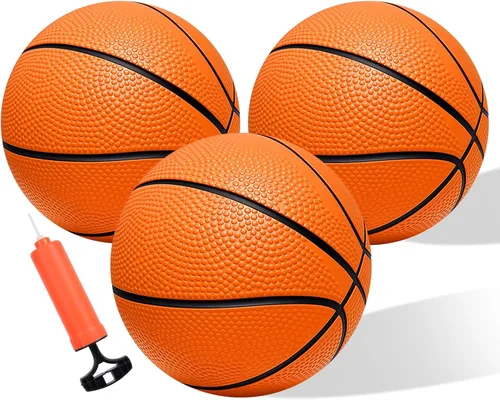 Miniatura 10 de 3 Pack 6" Mini Basketball Set - Lightweight 120g PVC Small Basketball for Toddlers Boys Girls Teenagers Floating Water Pool Basketball for Indoor