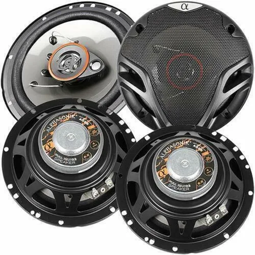 Miniatura 7 de Par de altavoces Alphasonik AS2629P de 6.5" 350W máx. de 3 vías más altavoces coaxiales de 6x9" 500W máx. de 3 vías para audio de coche o camión