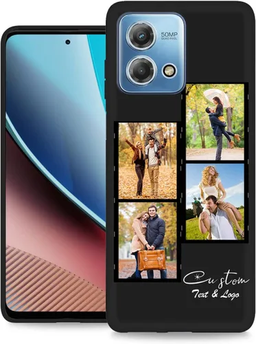 Miniatura 55 de Funda personalizada para Motorola Moto G Stylus 2020 con nombre de foto, texto y foto, GStylus personalizado -20 funda suave y fina (negro) de 6.4