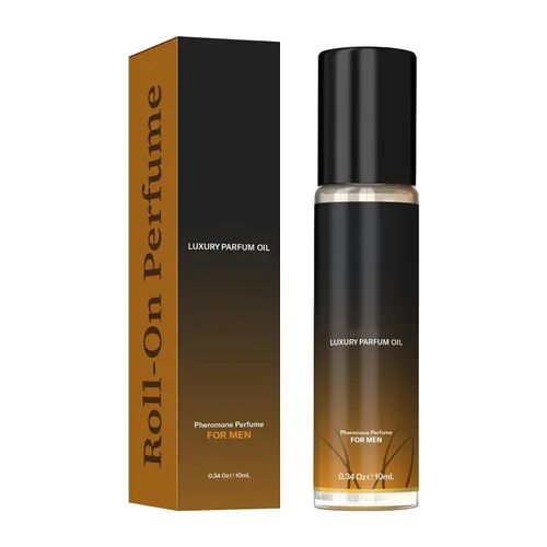 Colonia de feromonas para hombres – Aceite de perfume de feromonas para él Fórmula de larga duración – Negrita, magnético, tamaño de viaje (1 unidad)
