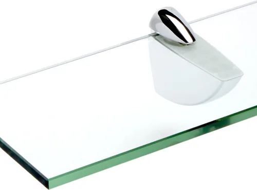 Miniatura 2 de Spancraft Glass O-4.75x33-Estante de vidrio cromado Oriole, cromado, 4.75" x 33