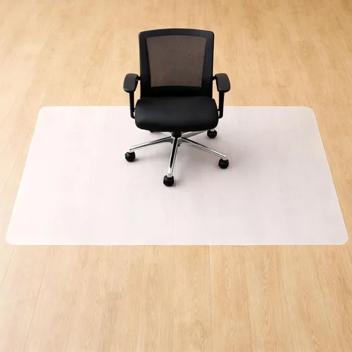 Miniatura 2 de Marvelux Tapete antideslizante para silla para suelos duros, 45 x 53 pulgadas, protector de suelo de madera dura de oficina blanco duradero