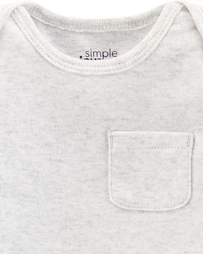 Miniatura 3 de Simple Joys by Carters unisex-baby Long-Sleeve Bodysuit