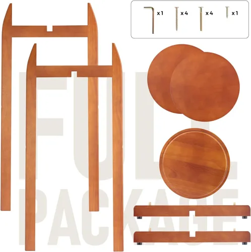 Miniatura 9 de Soporte dispensador de agua de madera maciza natural (32.8 pulgadas de alto-11.2 pulgadas de ancho) Soporte de suelo de cerámica para dispensador