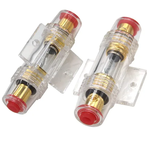 Miniatura 2 de ZOOKOTO Bloque de fusibles AGU en línea de 100 amperios para cable de calibre 4/8/10, 2