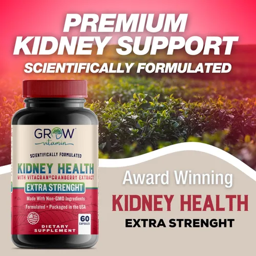 Miniatura 2 de grow vitamin Suplemento premium de limpieza renal – Potente fórmula de apoyo renal con extracto de arándano que ayuda a apoyar riñones saludables