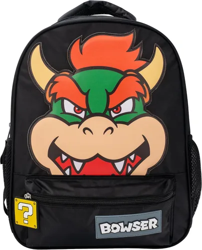 Miniatura 20 de AI ACCESSORY INNOVATIONS K-Pop Demon Hunters - Mochila de 16 pulgadas para niñas, con un Derby de cara grande con orejas 3D y bordado, dije de bolsa