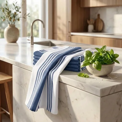 Miniatura 6 de Urban Villa Toallas de cocina 100% algodón para cocina (juego de 6) paños de cocina de 20 x 30 pulgadas, altamente absorbentes, juego de ropa
