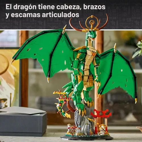 Miniatura 3 de LEGO NINJAGO The Guardian Dragon - Kit de construcción de modelos de la serie Legends Monstrosity - Decoración de habitación para adolescentes