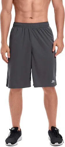 Miniatura 2 de DEVOROPA Men's Athletic Basketball Shorts Loose-Fit Performance Sports Workout Shorts Zipper Pockets