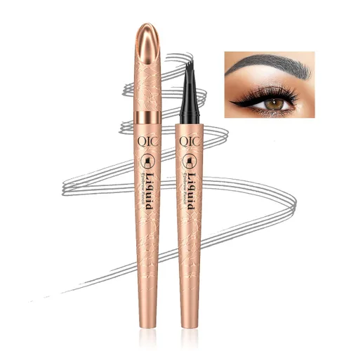 Miniatura 9 de Lápiz de cejas marrón claro, lápiz de cejas Microblading a prueba de manchas con punta de microhorquilla mejorada, lápiz de microblading impermeable