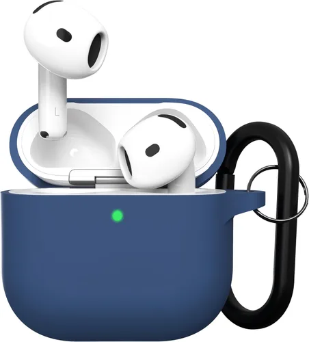 Miniatura 21 de Brujula Funda protectora de silicona para AirPods 4 con ANC, compatible con AirPods de 4ª generación 2024 (Avocado, AirPods 4 con ANC)
