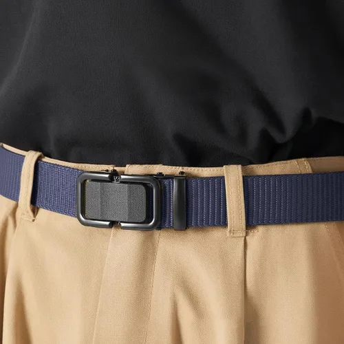 Miniatura 2 de Cinturón táctico para hombre, de liberación rápida, estilo militar, para senderismo, trabajo, deportes, cinturón ajustable y transpirable