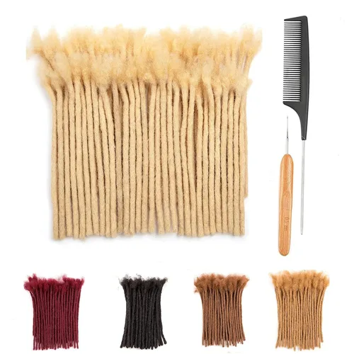 Miniatura 45 de Teresa - Extensión de cabello humano de 4 pulgadas de ancho, color rubio miel #27, 20 hebras, extensiones permanentes que se pueden teñir