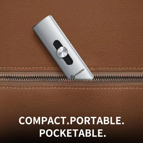 Miniatura 3 de PHIXERO Unidad USB de 128 GB SSD externo de hasta 1100 MB/s, USB 3.2 Gen2 Flash Drive Dual Puertos Portátil Pulgar SSD Stick con USB A y Tipo C