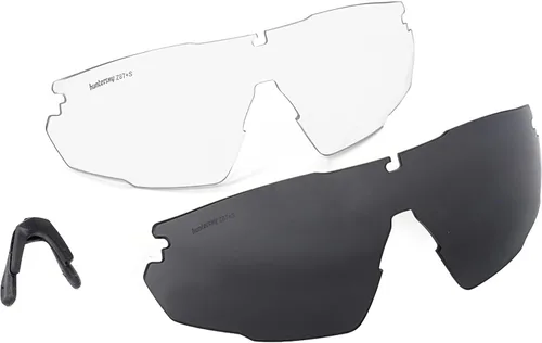 Miniatura 12 de HTS HUNTERSKY Gafas de tiro tácticas balísticas ANSI Z87+UV400 gafas protectoras Negro Claro