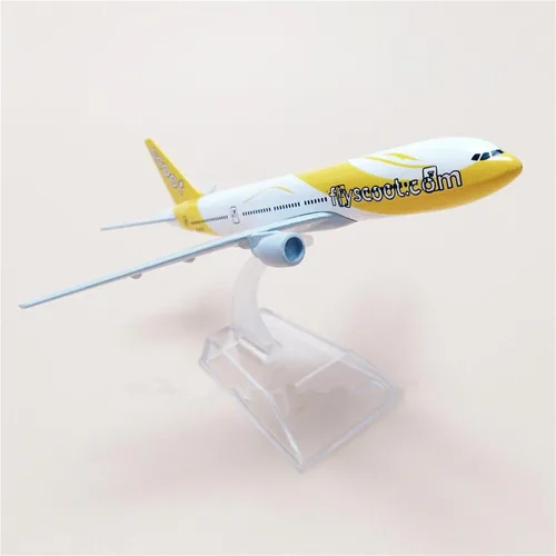 Miniatura 9 de 1/400 Escala Diecast Singapur 777 Modelo Avión Modelo Airbus Aviación Ciencia Exposición