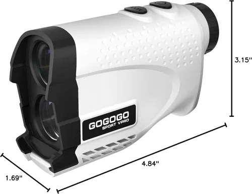 Miniatura 10 de Gogogo Sport Vpro GS24 - Telémetro láser para golf y caza, con aumento de 7X, rango de medición de distancia de 1200 yardas, función de vibración