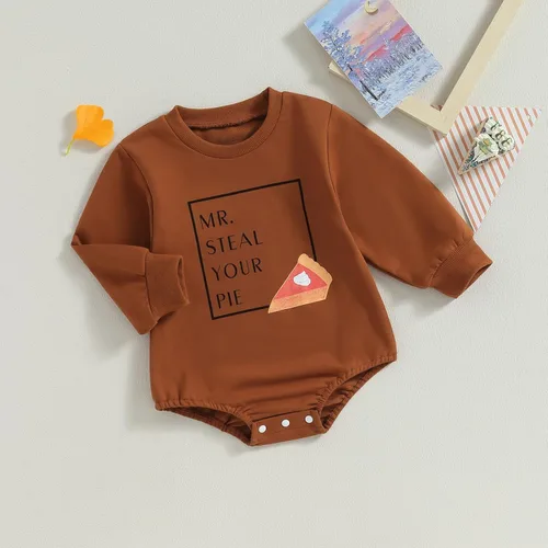 Miniatura 121 de Ropa de Halloween para bebé niña, sudadera con estampado de calabaza, mameluco de burbujas, lindo traje de Acción de Gracias de otoño