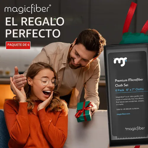 Miniatura 6 de Paño de limpieza MagicFiber de microfibra, paquete de 6 - Paño premium para gafas, lentes, pantallas y más