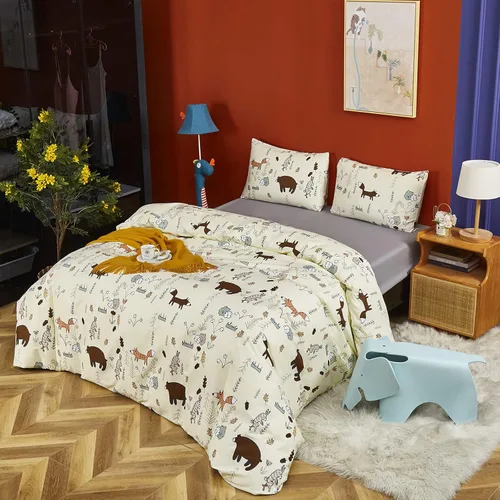 Miniatura 189 de CLOTHKNOW - Juego de edredón verde militar tamaño completo de 3 piezas, juego de ropa de cama verde oscuro, edredón suave con 2 fundas de almohada