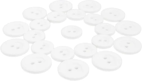 Miniatura 2 de ButtonMode Botones de bata de laboratorio (se adapta a AllHeart, Dickies, higos, manos curativas, Landau Labcoats) con 4 agujeros, juego de 22