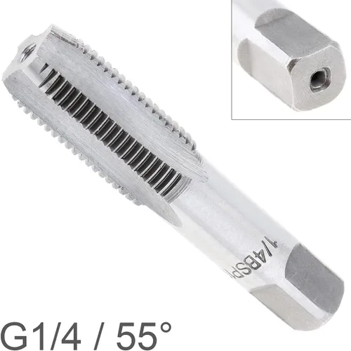 Miniatura 8 de Grifo de tubería BSP de 1/4", roscas formadoras de roscas, grifos de tubería G1/4 roscados para limpiar y volver a roscar roscas de tubería