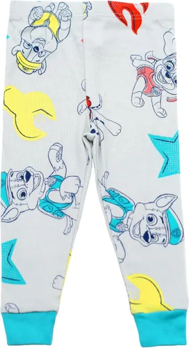 Miniatura 7 de Nickelodeon Paw Patrol Baby Shark Blue's Clues & You - Conjunto de pijama de algodón ajustado de 4 piezas