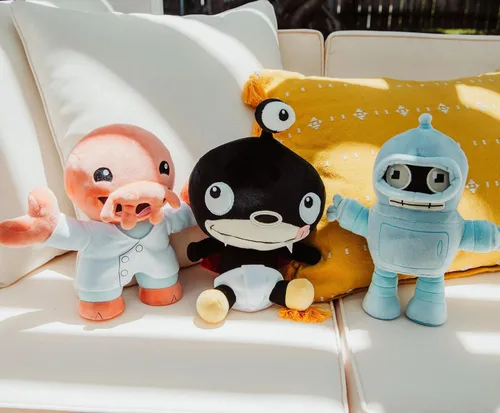 Miniatura 9 de Futurama Nibbler - Juguete de peluche de coleccionista Chibi de 8 pulgadas Animal de peluche suave abrazable para acurrucarse