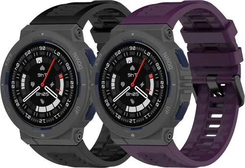 TenCloud Paquete de 2 bandas de borde activo para hombres y mujeres, accesorios para reloj inteligente Amazfit Active Edge (A2212), correas de reloj